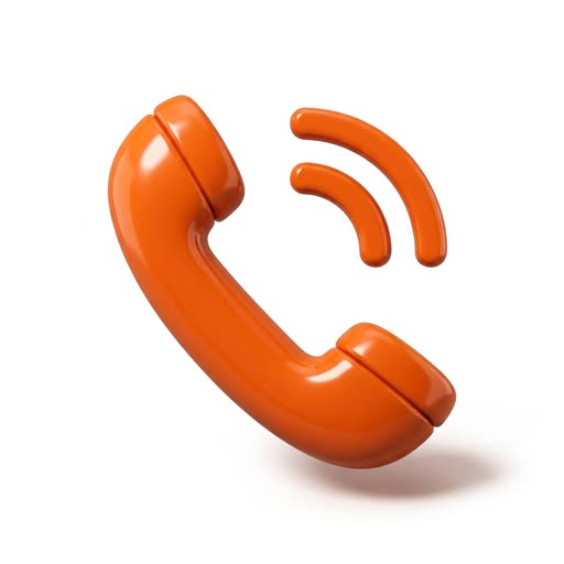 Telephone handset icon with signal arcs, representing healthy caller lines